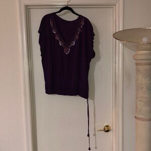 Elegant Purple Women's Top